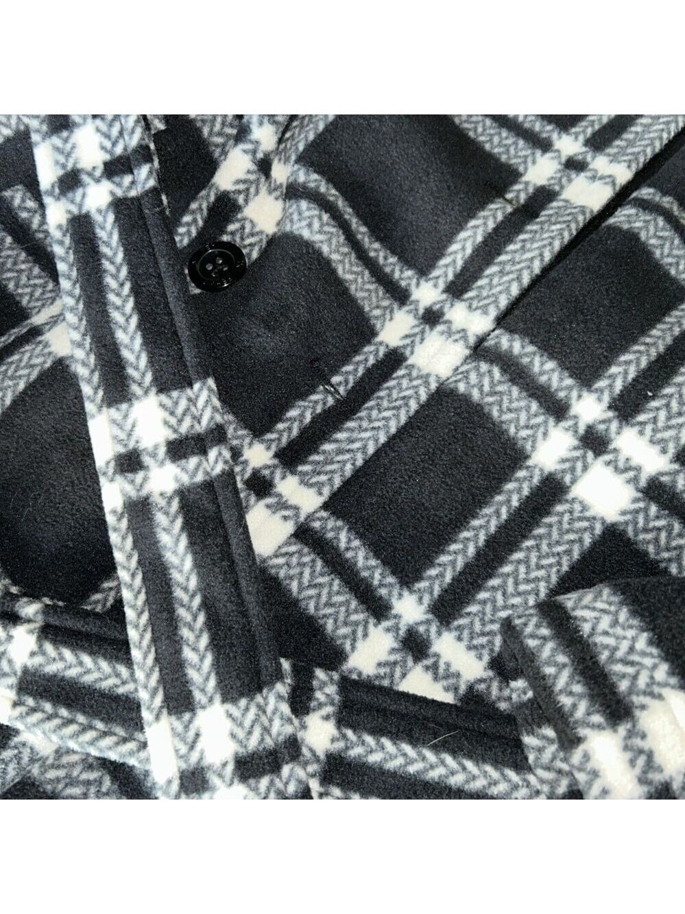Ike Behar Women’s coat extra large black andwhite - Picture 5 of 7